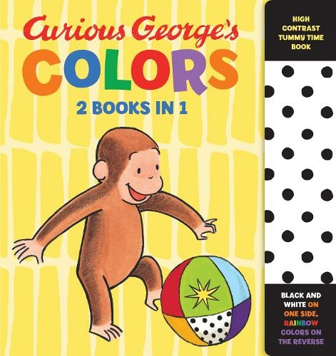 Curious George's Colors: High Contrast Tummy Time Book: (Curious Baby Curious George)