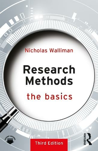 Research Methods: The Basics (The Basics 3rd edition)