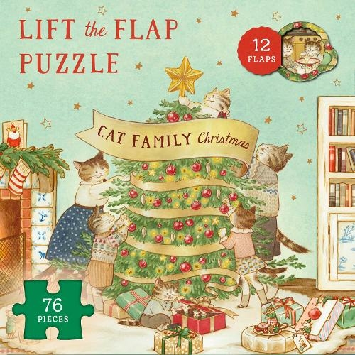 Image of Cat Family Christmas Lift-the-Flap Puzzle: Volume 2 Count down to Christmas: 12 flaps: 76 pieces (The Cat Family)
