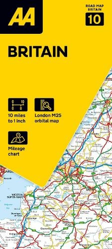 AA Road Map Britain: (AA Road Map Britain series 10 8th New edition)