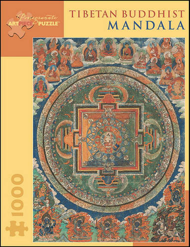 Image of Pomegranate Tibetan Buddhist Mandala 1000 Piece Jigsaw Puzzle
