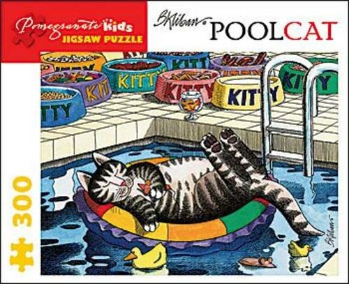 Image of Pomegranate B. Kliban PoolCat 300 Piece Jigsaw Puzzle