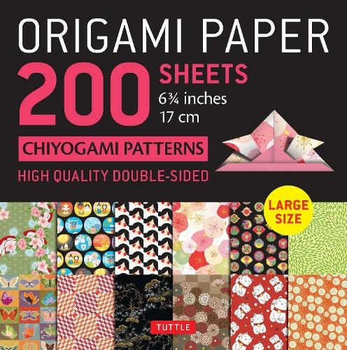 Origami Paper 200 sheets Chiyogami Patterns 6 3/4" (17cm) : Tuttle Origami Paper: Double-Sided Origami Sheets with 12 Different Patterns (Instructions for 6 Projects Included)