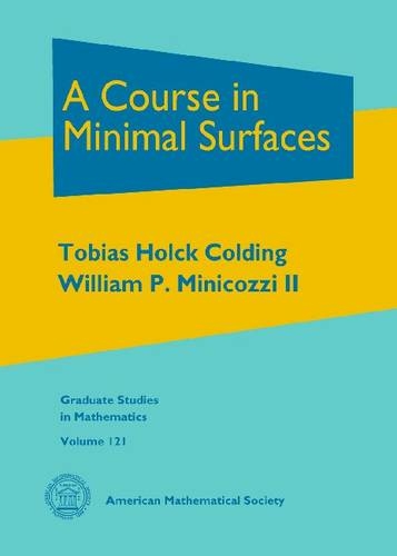A Course in Minimal Surfaces: (Graduate Studies in Mathematics)