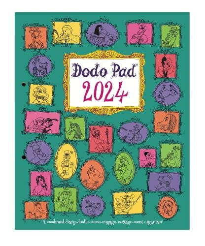 The Dodo Pad LOOSE-LEAF Desk Diary 2024 - Week to View Calendar Year Diary: A 2 hole punched loose leaf Diary-Organiser-Planner for up to 5 people/activities. UK made, sustainable, plastic free (58th Revised edition)