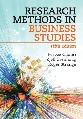 Research Methods in Business Studies: (5th Revised edition)