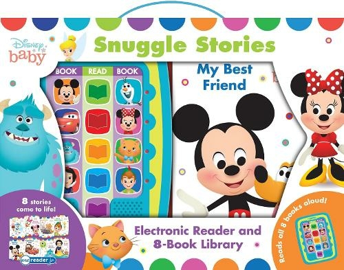 Disney Baby: Snuggle Stories Me Reader Jr Electronic Reader and 8-Book Library Sound Book Set