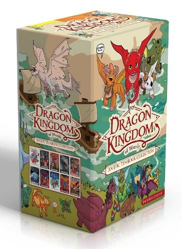 Dragon Kingdom of Wrenly An Epic Ten-Book Collection (Includes Poster!) (Boxed Set): The Coldfire Curse; Shadow Hills; Night Hunt; Ghost Island; Inferno New Year; Ice Dragon; Cinder's Flame; The Shattered Shore; Legion of Lava; Out of Darkness (Dragon Kin