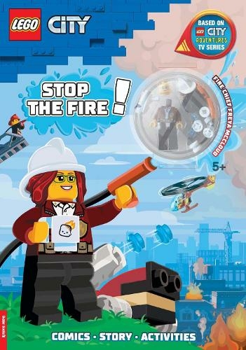 LEGO (R) City: Stop the Fire! Activity Book (with Freya McCloud minifigure and firefighting robot): (LEGO (R) Minifigure Activity)
