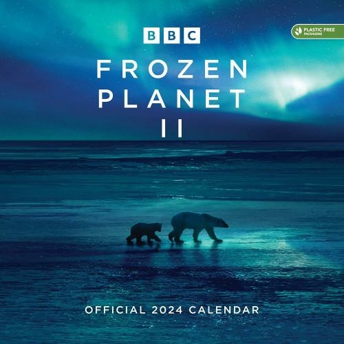 Image of Official BBC Earth Frozen Planet 2024 Square Calendar: Plastic Free
