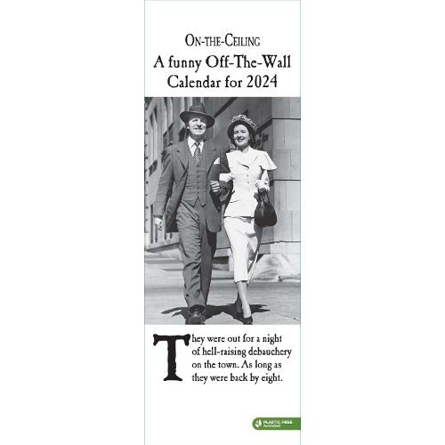 Image of Official On The Ceiling 2024 Slim Wall Calendar