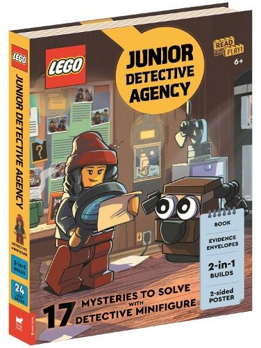 LEGO (R) Books: Junior Detective Agency (with detective minifigure, dog mini-build, 2-sided poster, play scene, evidence envelopes and LEGO elements)