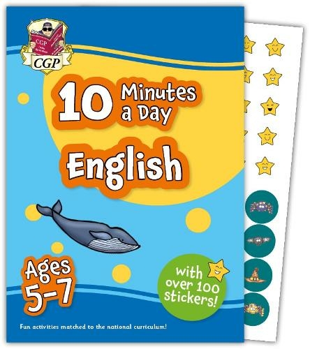 New 10 Minutes a Day English for Ages 5-7 (with reward stickers): (CGP KS1 Activity Books and Cards)