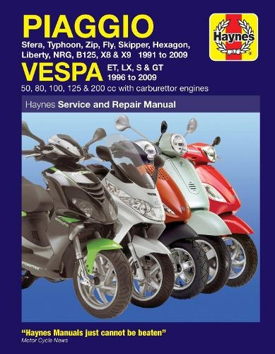 Piaggio (Vespa) Scooters (91 - 09): (4th Revised edition)