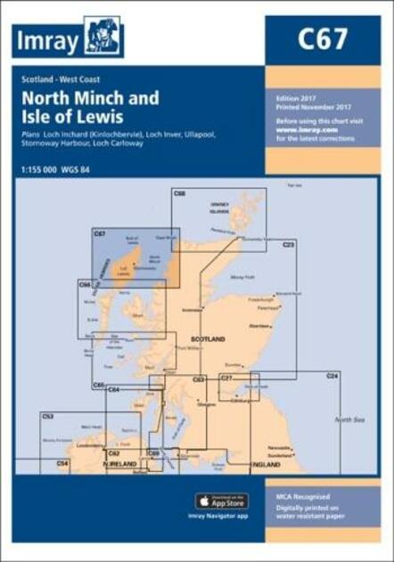 Imray Chart C67: North Minch and Isle of Lewis (C Series C67 New edition)