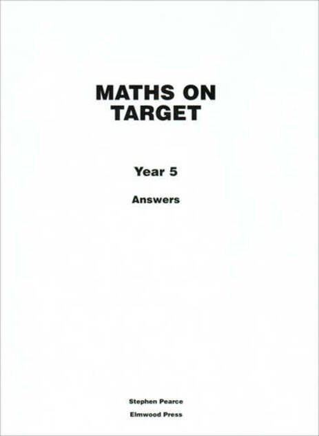 Maths on Target Year 5 Answers: (Maths on Target)