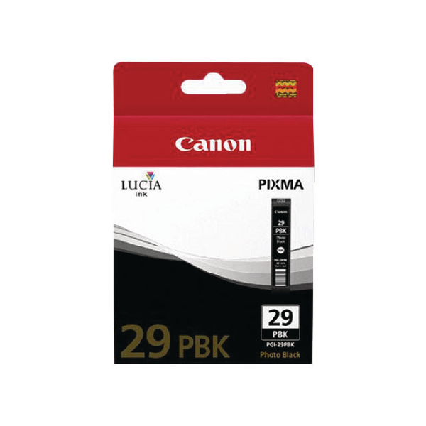 Canon Photo Black 29 PIXMA PRO-1 Ink Tank PGI-29PBK 4869B001AA