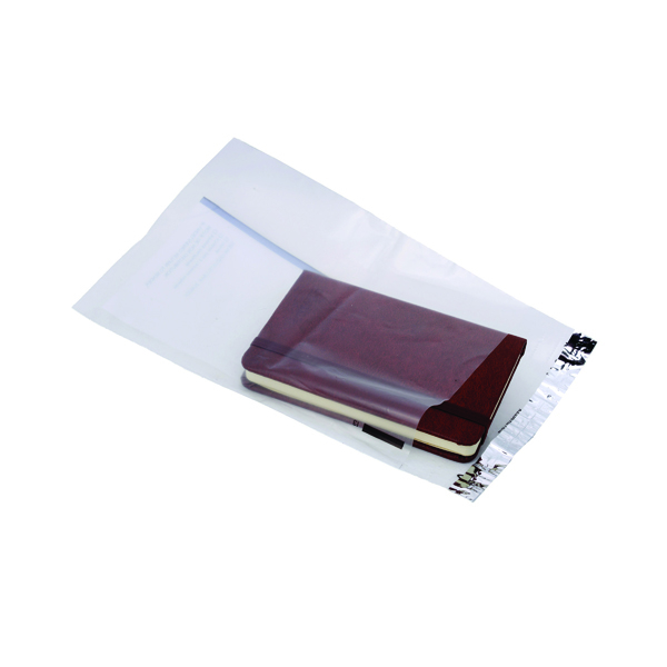 Image of Ampac Envelope 165x230mm Lightweight Polythene Clear with Panel (Pack of 100) KSV-LCP1