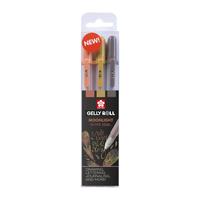 Sakura Unique Manga Pigma Micron Pens, Black (Pack of 3)