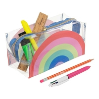 WHSmith Clear Cube Pencil Case