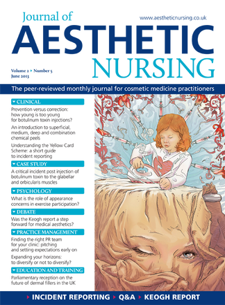 Journal Of Aesthetic Nursing Digital Only magazine