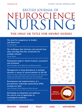 British Journal Of Neuroscience Nursing