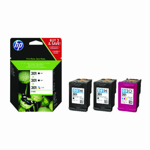 hp 301 black ink cartridge whsmith