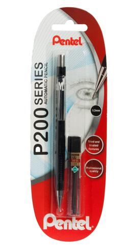Pentel P0 Series 0 5 Mm Hb Mechanical Pencil Whsmith