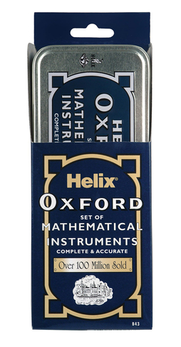 Helix 170525 Oxford Maths Set Tin B43000 for sale online 