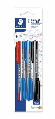 My favorite ball point pen is the STAEDTLER stick 430 M, cheap