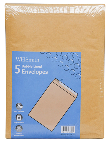 Jiffy Bags and Padded Envelopes | WHSmith