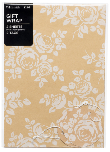 kraft wrapping paper with designs