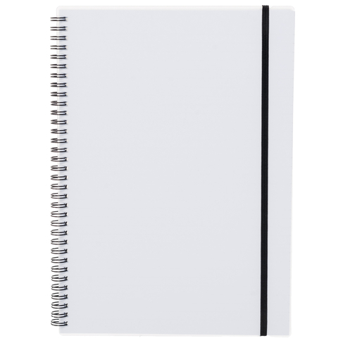 Whsmith White Polypro Notebook Whsmith