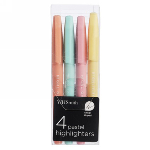 stabilo pastel highlighters whsmith