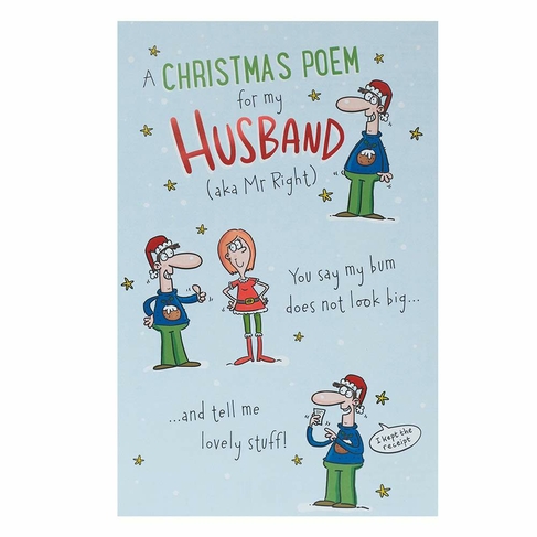 funny husband christmas cards