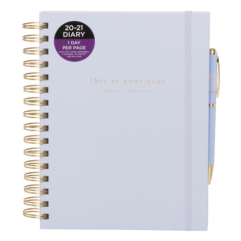 Mid-Year Academic Diary 2020-2021Page Per Day/ Page per DayA5 & A4 