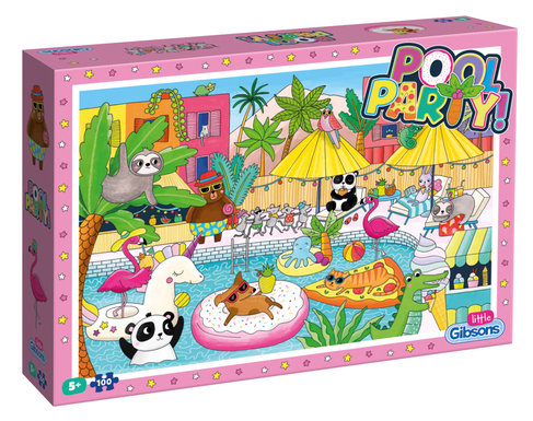 Little Gibsons Pool Party 100 Piece Jigsaw Puzzle Whsmith