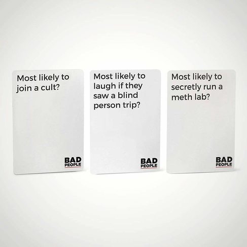 Adult brutal  Party Card Game best party game ever BAD PEOPLE  Game UK SELLER 