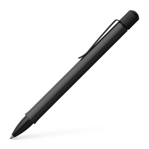 Faber-Castell Hexo Black Ballpoint Pen | WHSmith