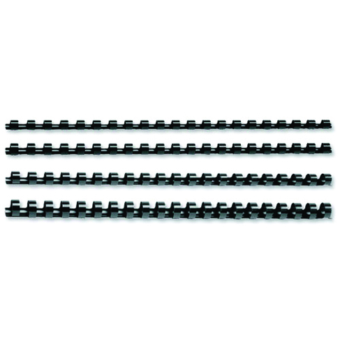 Q-Connect Black 16mm Binding Combs (50 Pack) KF24024