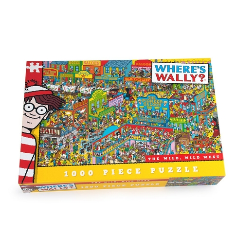 Where's Wally? The Wild Wild West 1000 Piece Jigsaw Puzzle | WHSmith