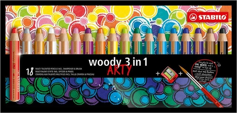 Stabilo : Woody 3-in-1 : Pencil : Black