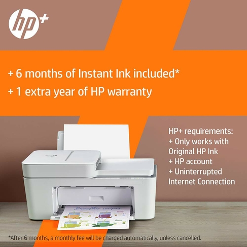 HP+ DeskJet 4120e All In One Wireless Printer with 6 Months of Instant Ink with HP+ | WHSmith