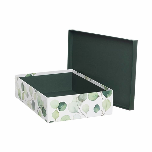 Details about   WHSmith Henley Polka Dot Document Box Storage Box Lovely Duck Egg Green 