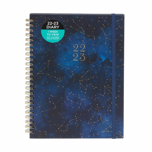 WHSmith A5 Day To Page & Appointments 2021 Silver Essential Diary Year Planner 