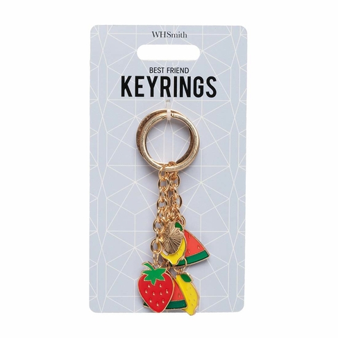 WHSmith BFF Keyring Set Fruit | WHSmith