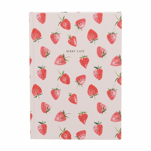 WHSmith Strawberry A5 Notebook | WHSmith