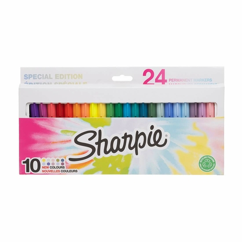 Sharpie Mystery Color Special Edition Permanent Marker Spinner Pack - Assorted Colors - 30 ct