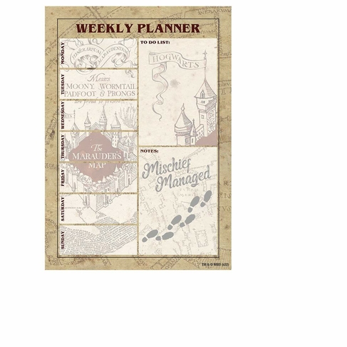 Harry Potter Map A5 Desk Pad WHSmith