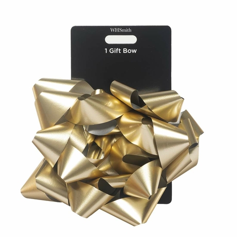  Worlds Mini Metallic Gold Gift Bows,Gift Wrap Bows